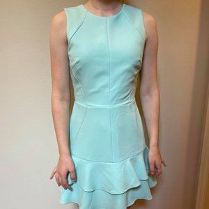 Mint Green Summer Ruffle Dress